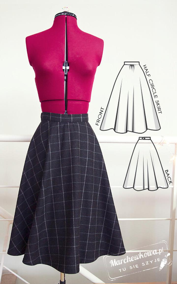 Szycie spódnicy krok po kroku