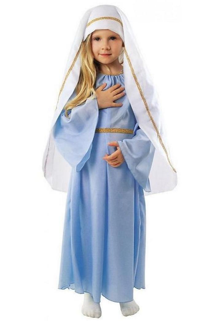 Akcesoria do stroju Maryi welon i różaniec