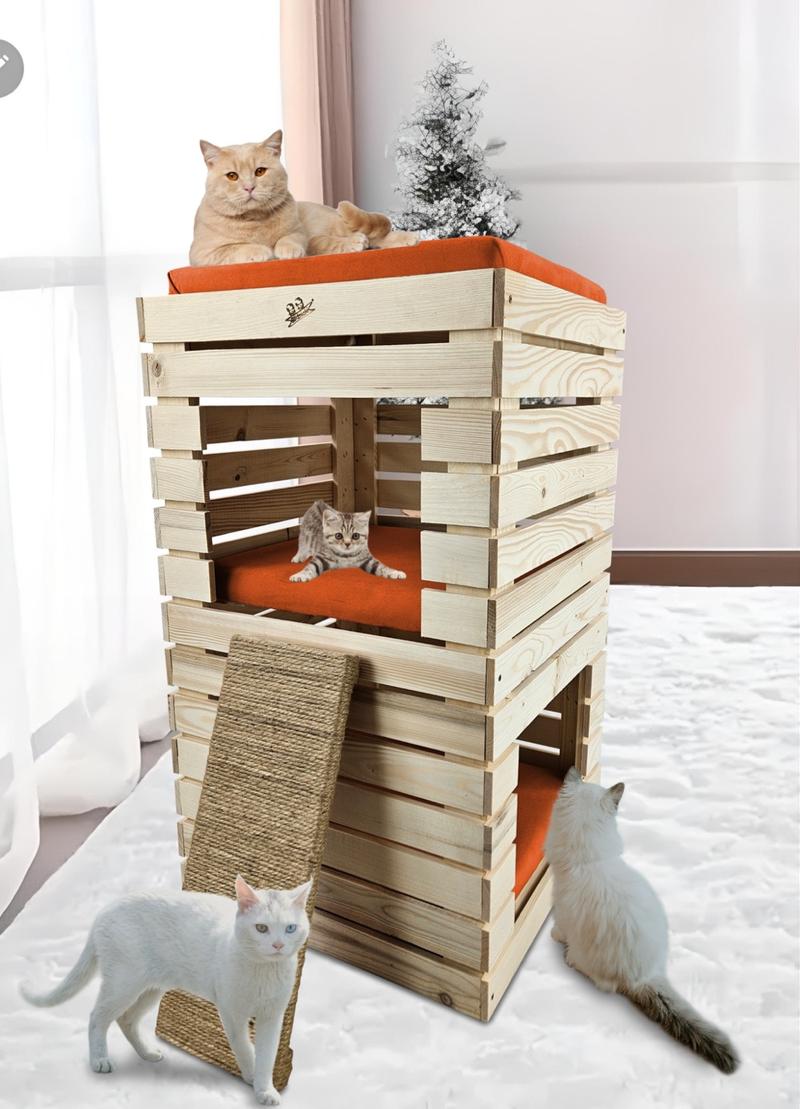 Szycie domku dla kota krok po kroku