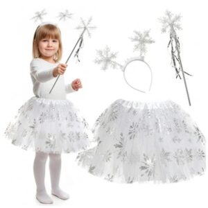 Tworzenie magicznego stroju śnieżynki dla dziewczynki – krok po kroku do zimowej krainy czarów