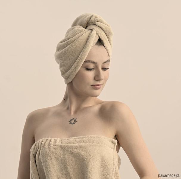 Personalizacja turbanu kąpielowego